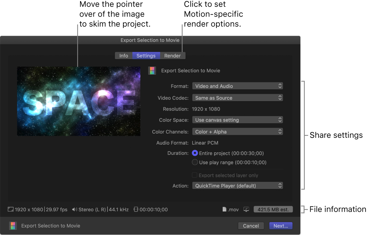 set quicktime as default for mac